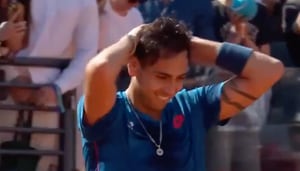 Histórico: el punto con el que Alejandro Tabilo tumbó a Novak Djokovic en Roma