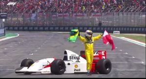 VIDEO | El homenaje de Sebastian Vettel a Ayrton Senna en Emilia Romagna