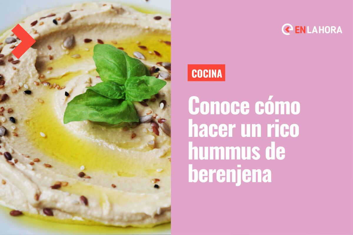 Receta de hummus de berenjena: Conoce cómo preparar esta salsa para picar  la noche de navidad – En Cancha