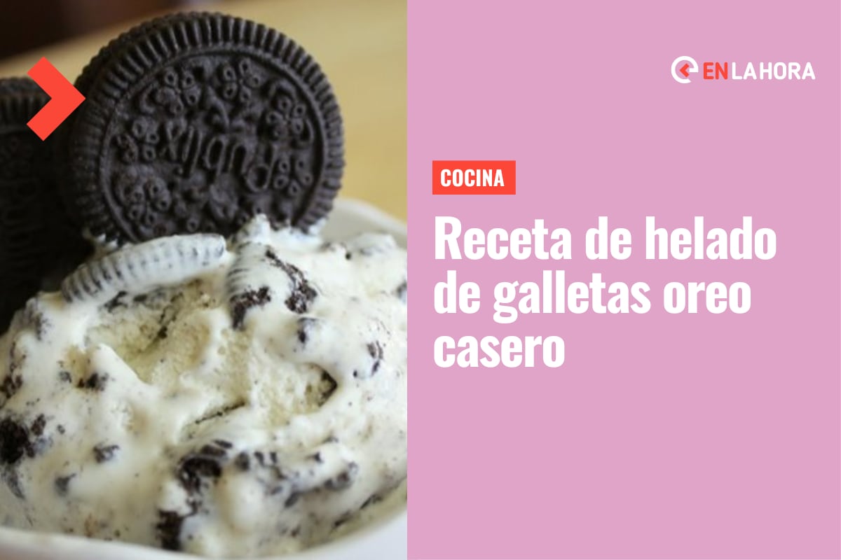 Receta de helado de Oreo casero: Muy fácil de preparar y necesitas sólo 3  ingredientes – En Cancha