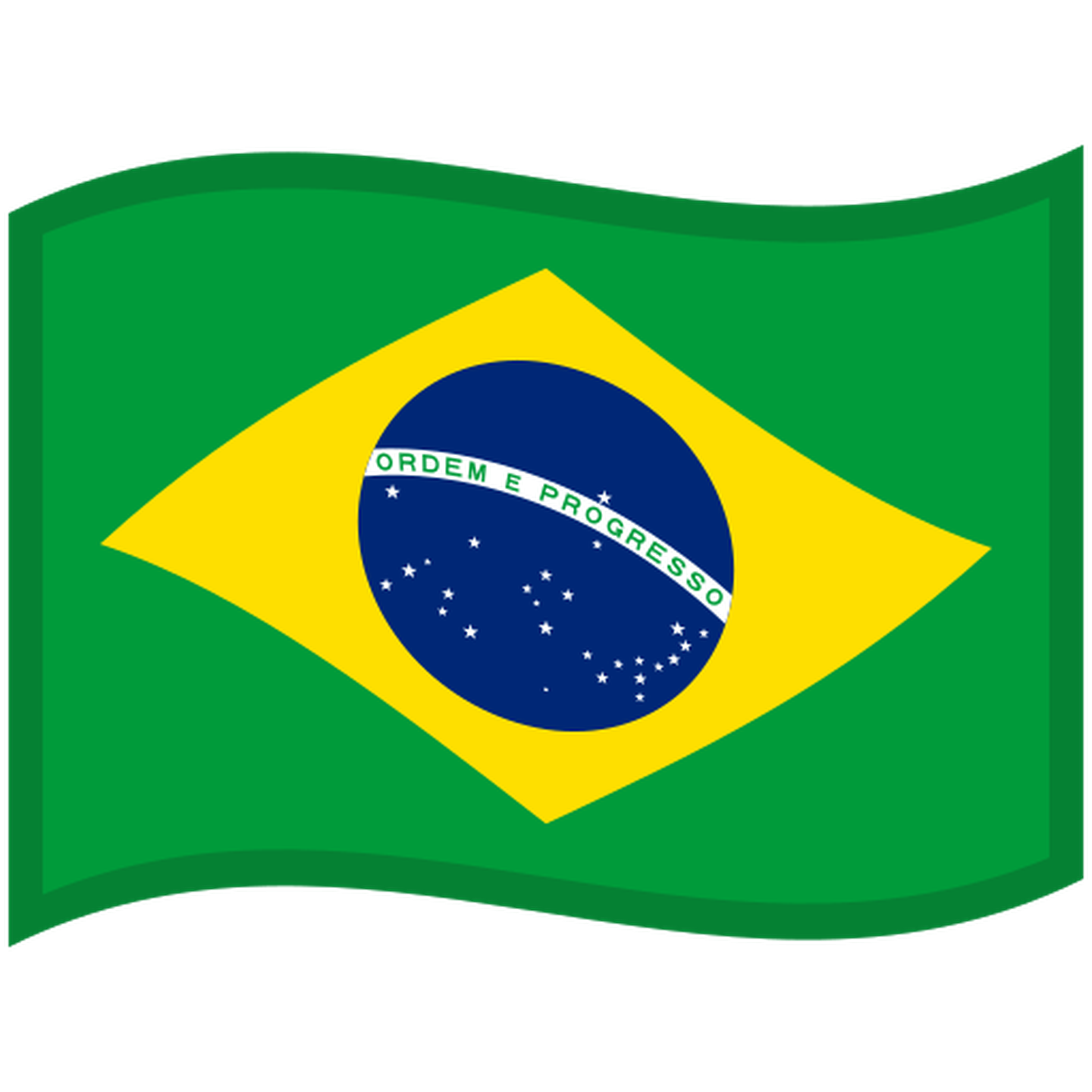 ícono bandera Brasil
