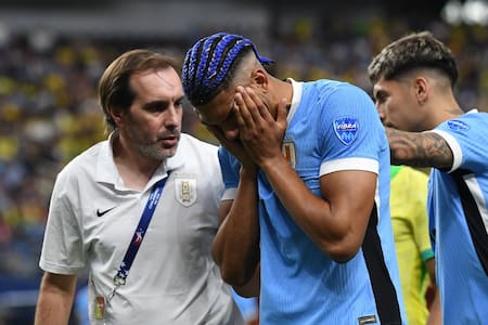 VIDEO | Resignado: Ronald Araújo se lesionó en el duelo contra Brasil por Copa América