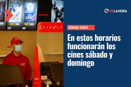 Semana Santa: ¿En qué horario funcionan los cines este sábado y domingo en Chile?