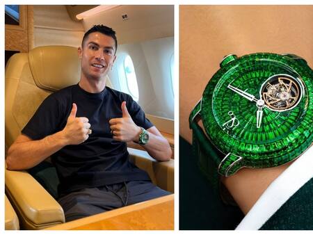 Tiene 338 gemas raras: ¿Cuánto cuesta el reloj que recibió Cristiano Ronaldo en Arabia Saudita?