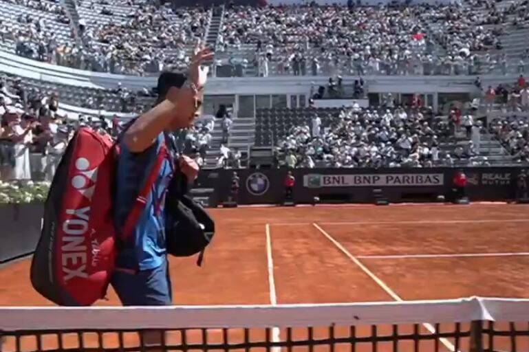 Alejandro Tabilo vs Novak Djokovic en el Masters 1000 de Roma