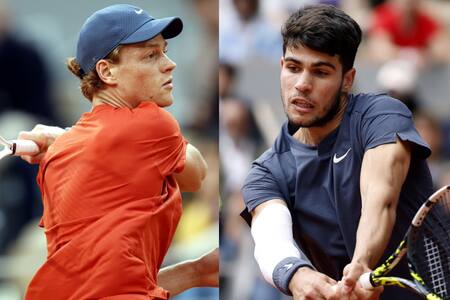 Sinner vs Alcaraz en Roland Garros: la increíble paridad entre las dos nuevas estrellas del tenis mundial