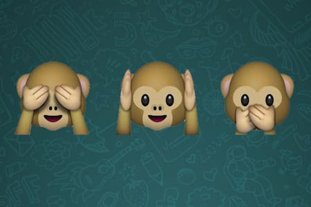 Emojis de WhatsApp: ¿Qué significan los tres monitos en tus chats?