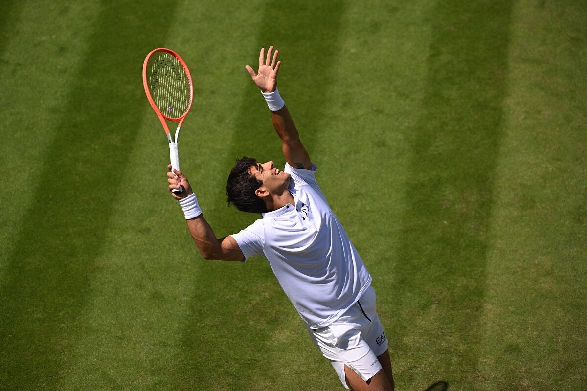 Cristian Garin en Wimbledon