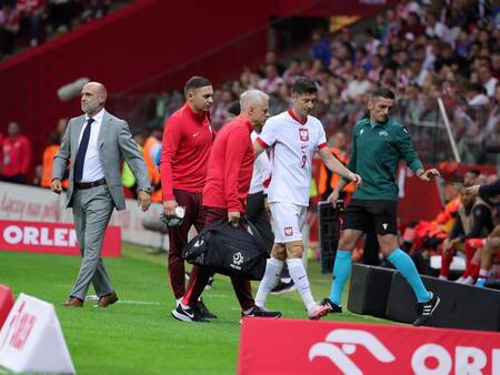 Robert Lewandowski se suma a la maldición de Polonia y es duda para la Eurocopa 2024