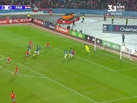 VIDEO | “Feo”: la reacción de la TV paraguaya por la vistosa jugada de Chile en el tercer gol