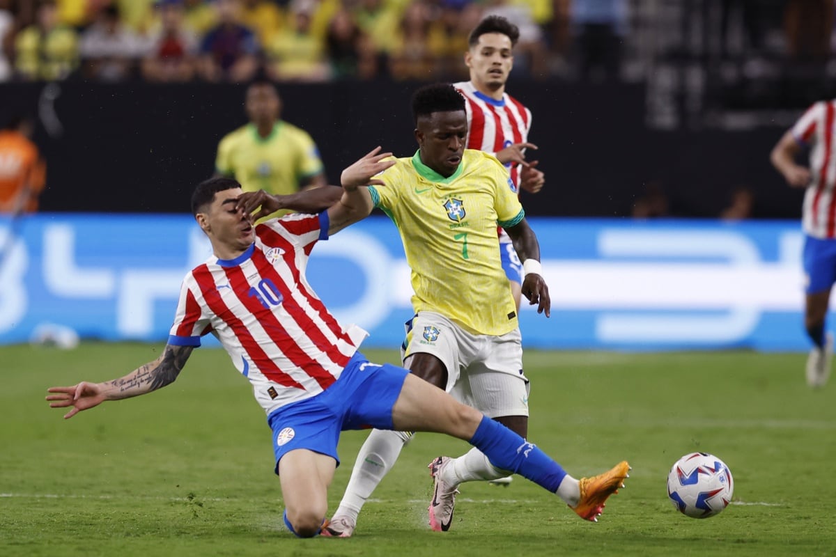 El brasileño se descargó contra la Conmebol tras la goleada a Paraguay. EFE.