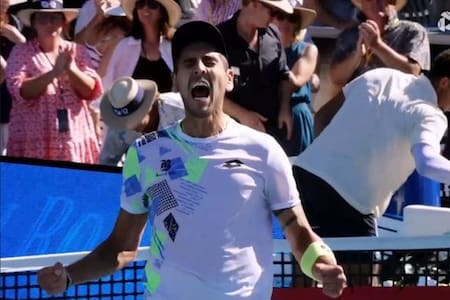 VIDEO | El match point con que Alejandro Tabilo avanzó a la final del ATP 250 de Auckland