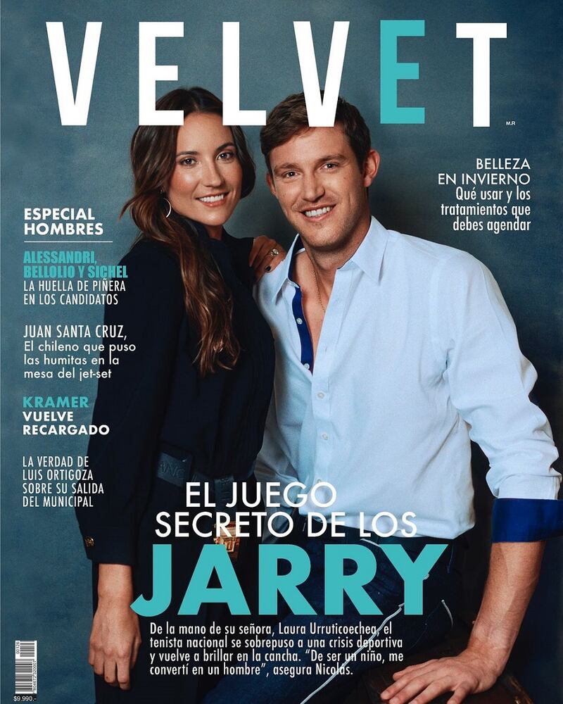Nicolás Jarry y su familia en la Revista Velvet
