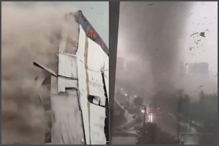 VIDEO | Los impactantes y apocalípticos registros del tornado que azotó Shandong, China