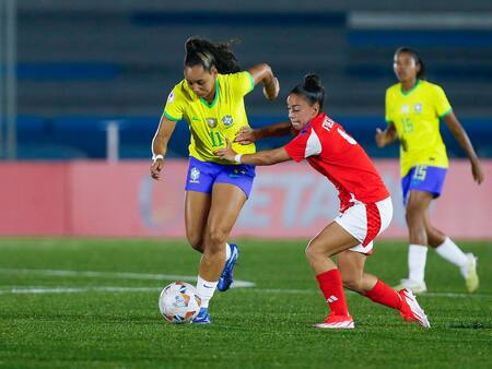 La Roja Femenina comenzó con un duro traspié ante Brasil el Sudamericano Sub-20