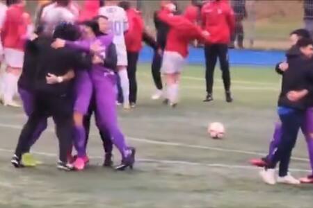 VIDEO | Repudiable: el momento exacto de la agresión de hinchas de Unión La Calera a sus jugadores