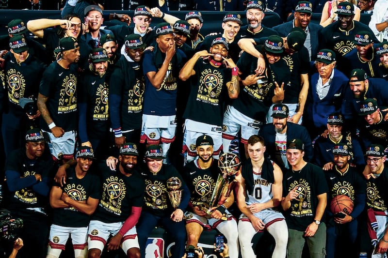 Denver Nuggets celebra su primer tÃ­tulo de NBA en su historia.