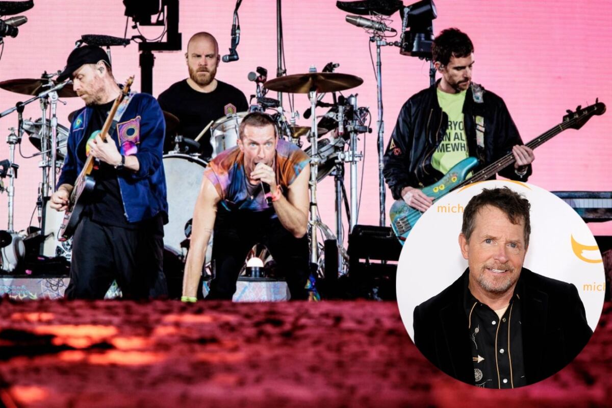 Coldplay y Michael J. Fox se juntaron nuevamente para soprender a su público e interpretar un famoso hit