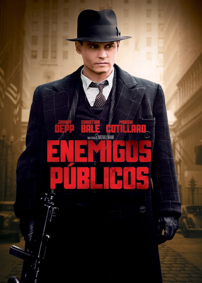 "Enemigos Públicos" es protagonizada por Christian Bale y Johnny Depp
