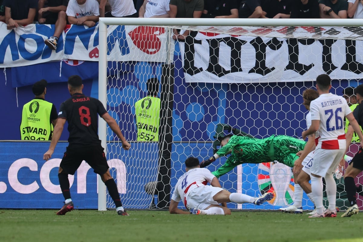 Klaus Gjasula anotó el empate de Albania ante Croacia en la Eurocopa