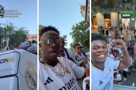 VIDEO | Fan del Real Madrid le pasó su celular a los jugadores para que se grabaran y este fue el resultado