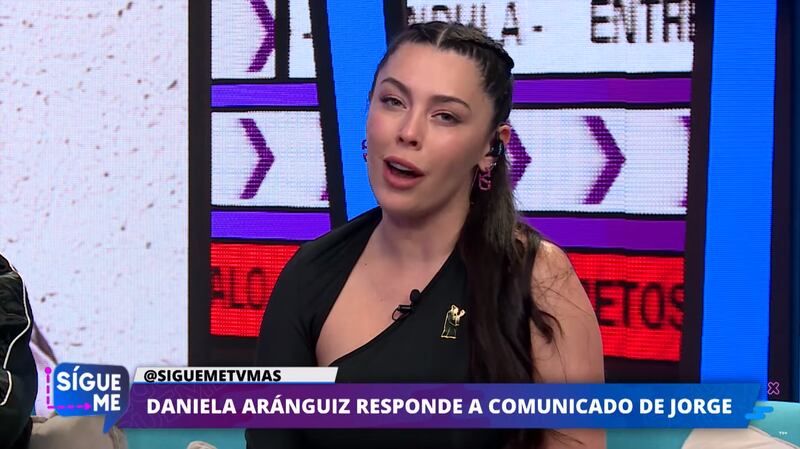 Daniela Aránguiz no tuvo pelos en la lengua al responder a Jorge Valdivia.