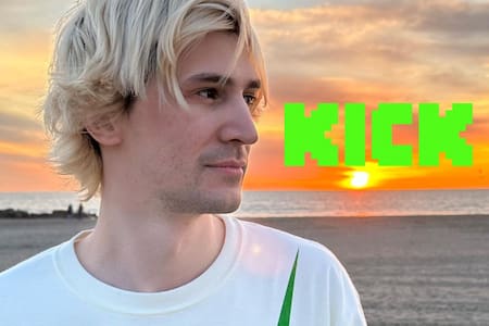 Kick advierte a xQc que no se pueden ver películas en la plataforma de forma bastante extraña