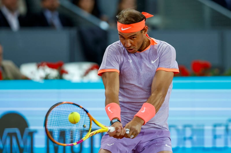 Rafael Nadal en el Masters 1000 de Madrid