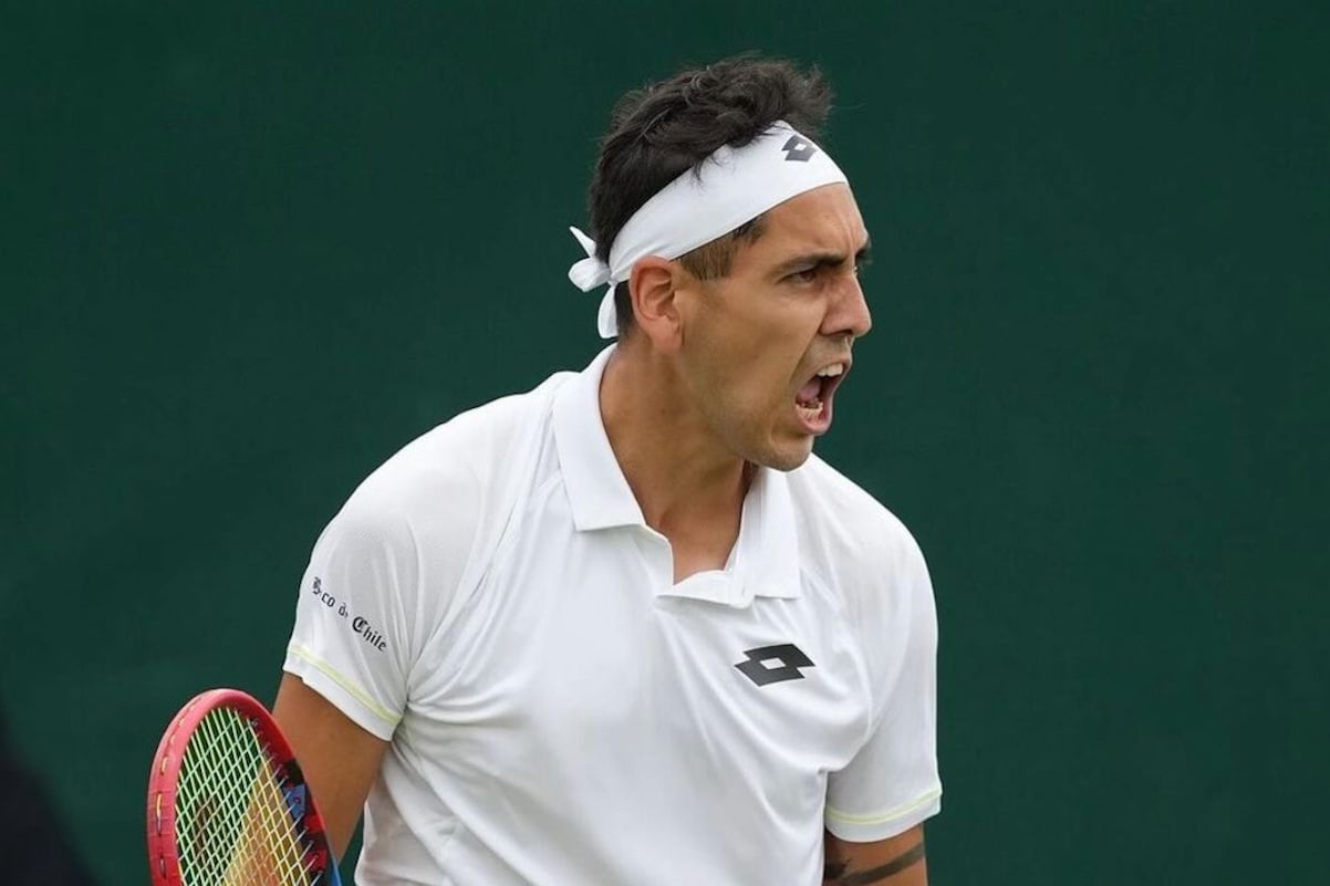 Alejandro Tabilo en Wimbledon