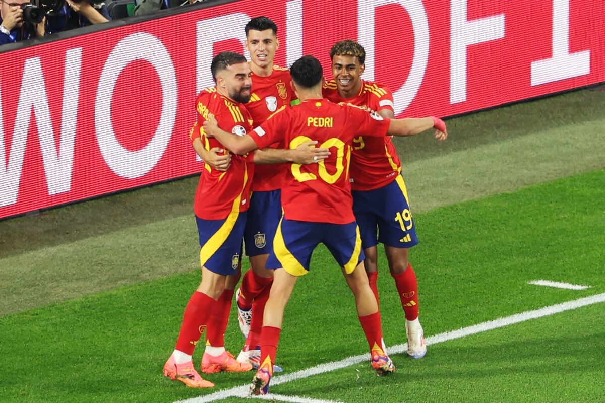 España le ganó a Italia en la Eurocopa