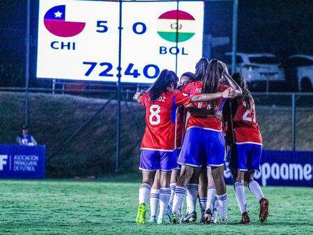VIDEO | Los goles de la contundente goleada de La Roja Femenina Sub-17 sobre Bolivia en el Sudamericano