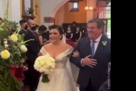 VIDEO | La emoción de Miguel Herrera en la boda de su hija