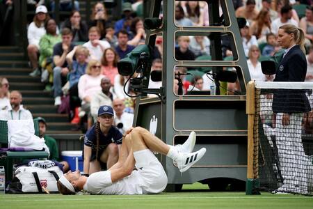 VIDEO | La terrorífica caída de Alexander Zverev que asustó a todos en Wimbledon