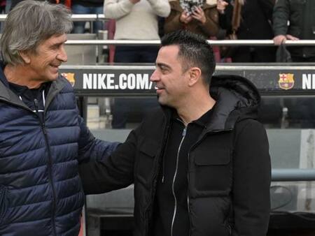 "Es un entrenador muy ofensivo": Los halagos de Xavi a Manuel Pellegrini y el Betis