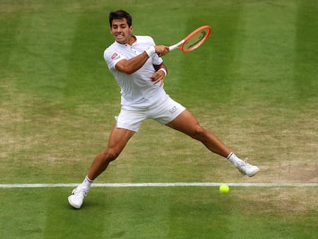 Se acabó Wimbledon para Cristian Garin: cayó contra Shang y se fue en primera ronda