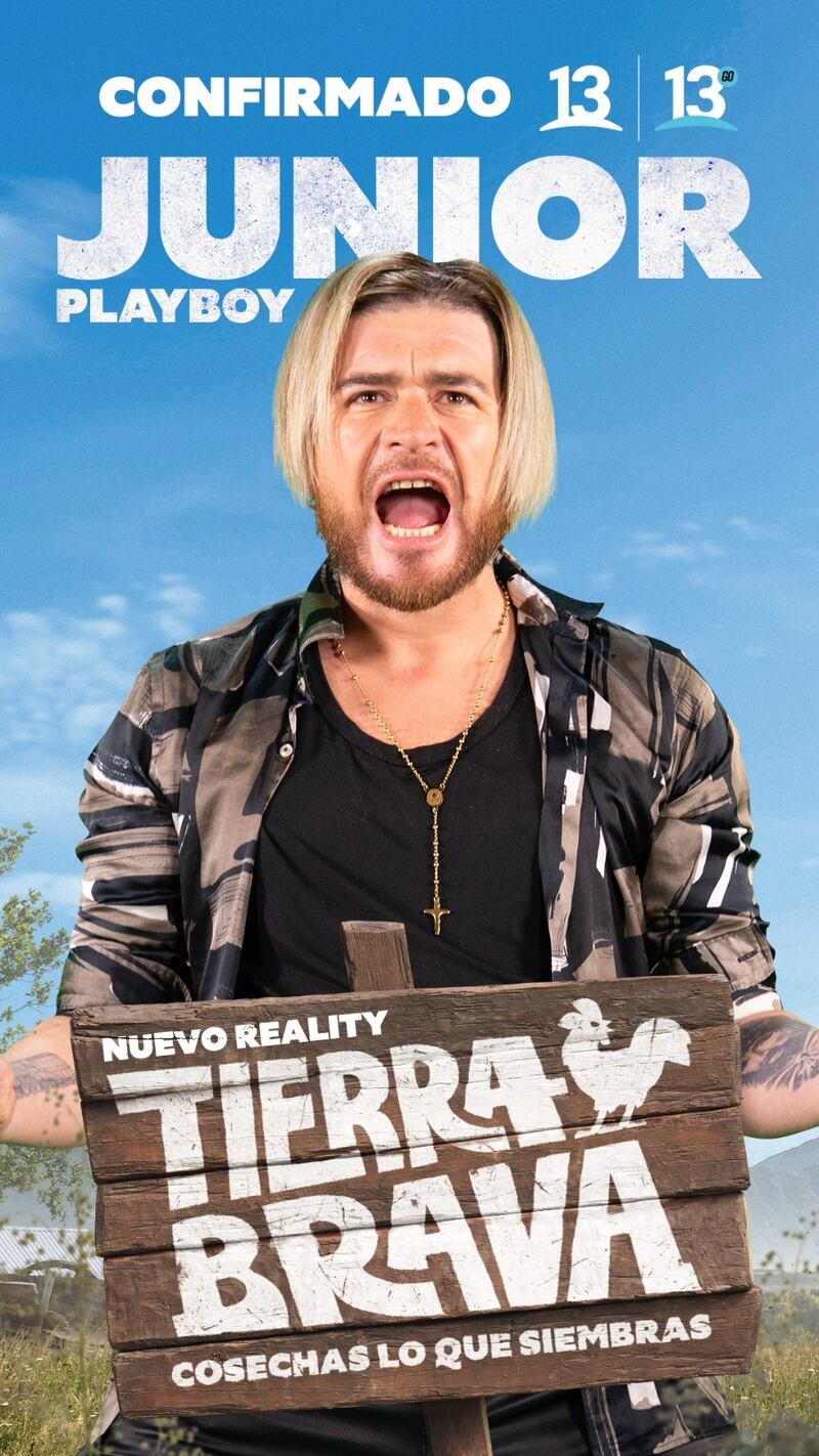 Junior Playboy llega a "Tierra Brava" de Canal 13