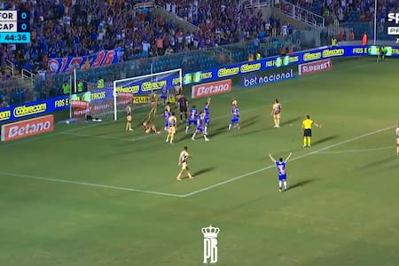 VIDEO | Cabezazo inatajable: el gol de Benjamín Kuscevic para darle el triunfo a Fortaleza en el Brasileirao