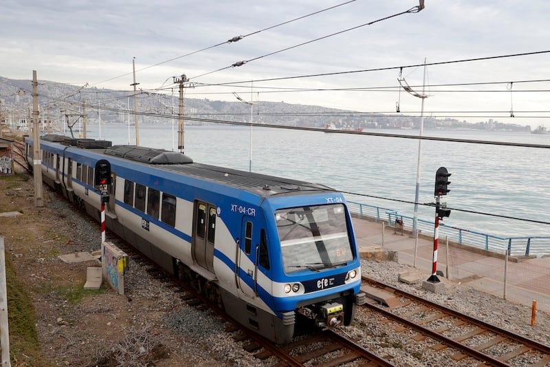 Recorrido del Tren Valparaíso - Limache.