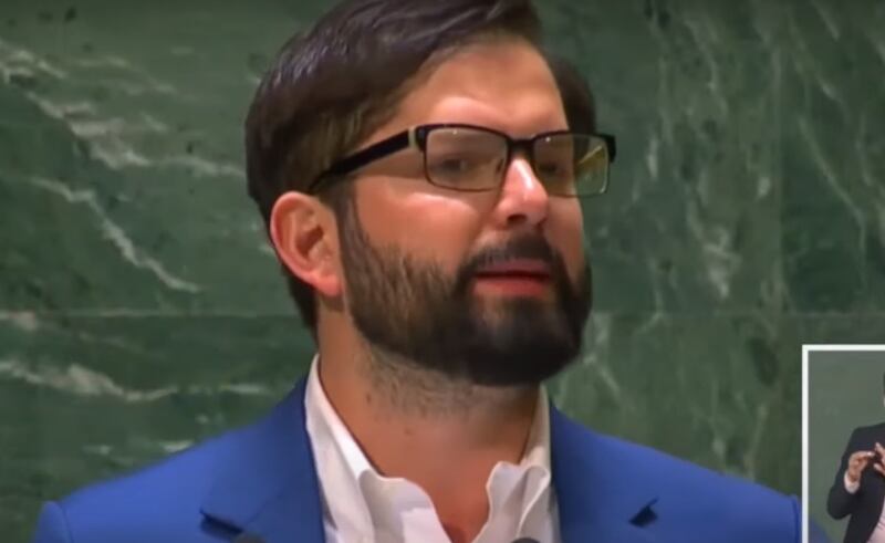 Gabriel Boric en la Asamblea General de la ONU