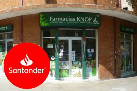 Clientes de Santander pueden acceder a un 20% de descuento en Farmacias Knop