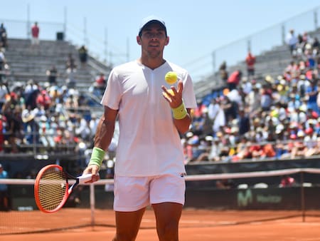 Cristian Garin sigue en alza y avanzó en la primera ronda del ATP 250 de Córdoba