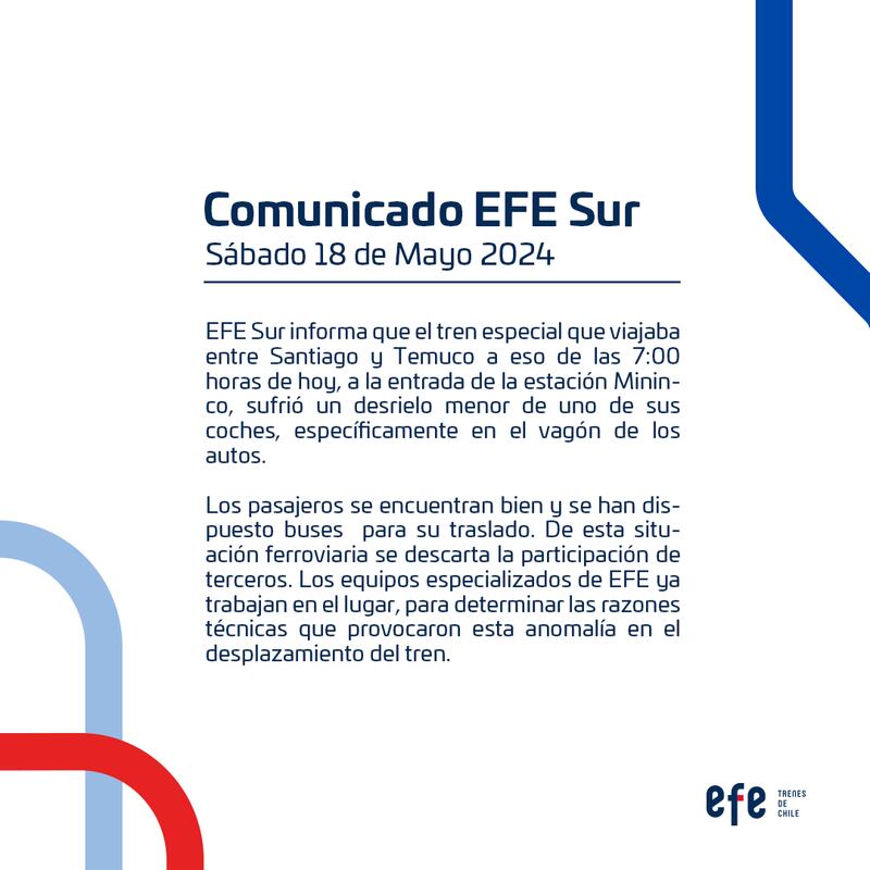 Comunicado EFE Sur.