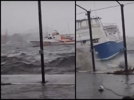 VIDEO | Los impresionantes registros que ha dejado el paso del huracán Beryl