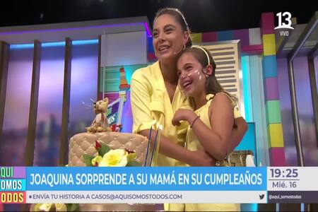 Ángeles Araya presentó a su hija en televisión y reveló su gran sueño