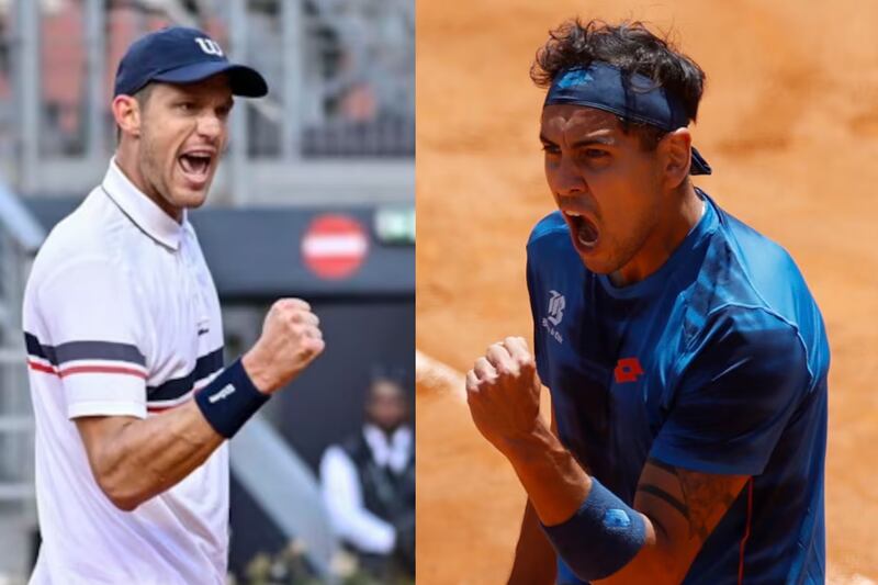Nicolás Jarry y Alejandro Tabilo están en semifinales del Masters 1000 de Roma