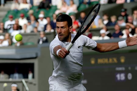 VIDEO | Partido de Djokovic en Wimbledon se interrumpió por la clasificación de Inglaterra en la Eurocopa