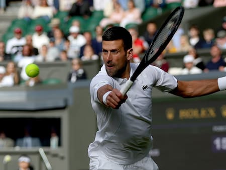 VIDEO | Partido de Djokovic en Wimbledon se interrumpió por la clasificación de Inglaterra en la Eurocopa