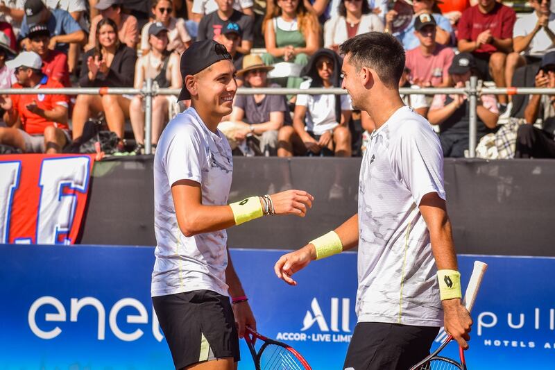Tomás Barrios y Alejandro Tabilo en el ATP de Santiago