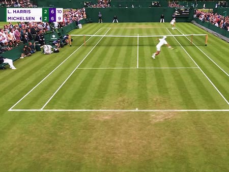VIDEO | ¿El punto del torneo? Wimbledon tuvo en su primer día una definición infartante 