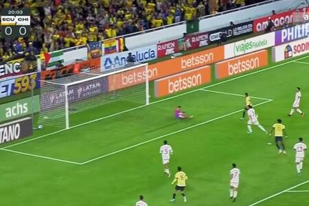 VIDEO | A remar desde atrás: así fue la apertura de Ecuador frente a La Roja por Eliminatorias 